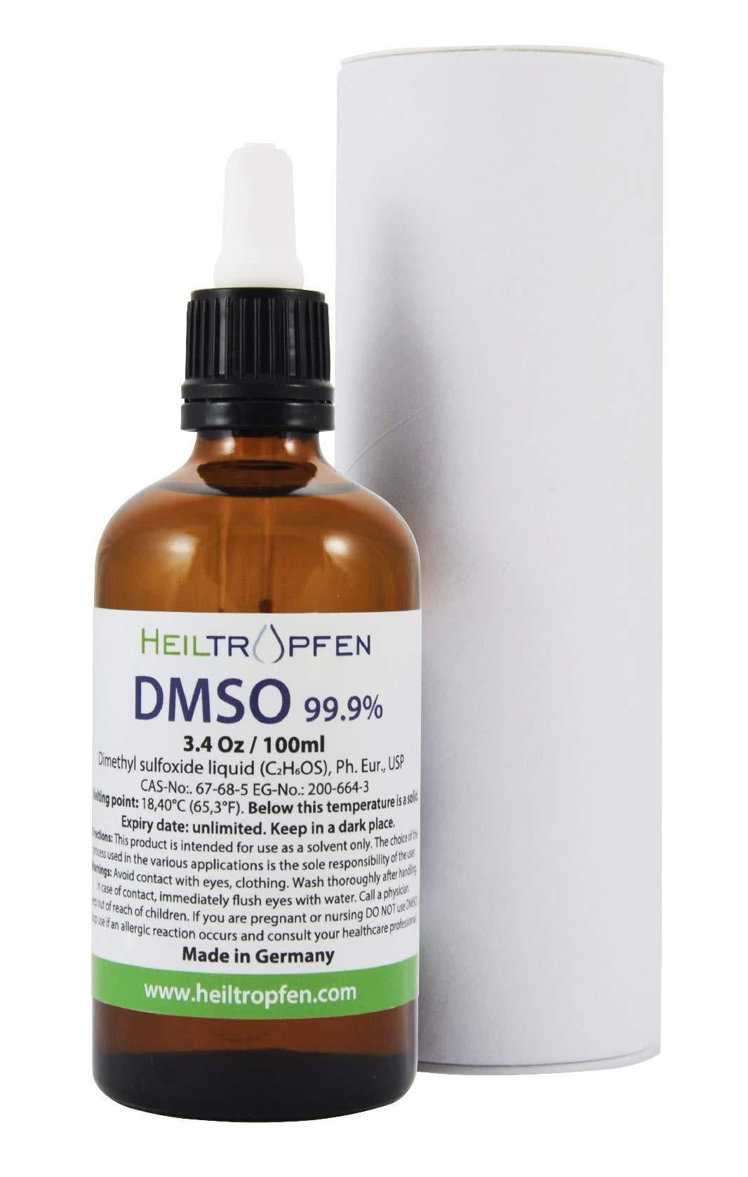 DMSO Low ODOR Dimethyl sulfoxide liquid (3.4 Oz 100ml), Heiltropfen