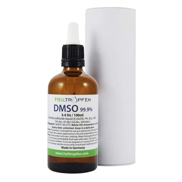 DMSO - NO ODOUR - Dimethyl sulfoxide liquid (3.4 Oz - 100ml)