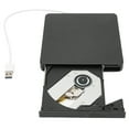 thumbnail image 3 of External DVD Writer, 3 To 5W DVD Writer Black Compact Portable  For Laptop For Desktop Computer Black, 3 of 8