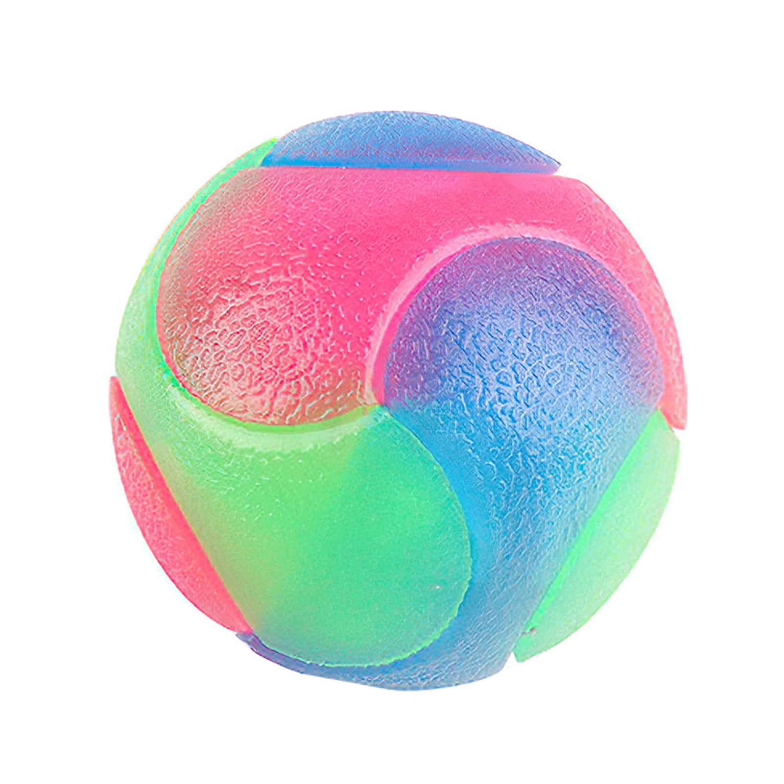 flashing ball dog toy