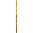 thumbnail image 4 of 33 1/4"OD x 3 5/8"ID x 1"P Scroll Medallion (Fits Canopies up to 3 5/8"), Hand-Painted Iridescent Gold, 4 of 6