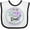 White and Black, variant on Inktastic Suicide Prevention- I Wear Teal and Purple for My Dad Boys or Girls Baby Bib