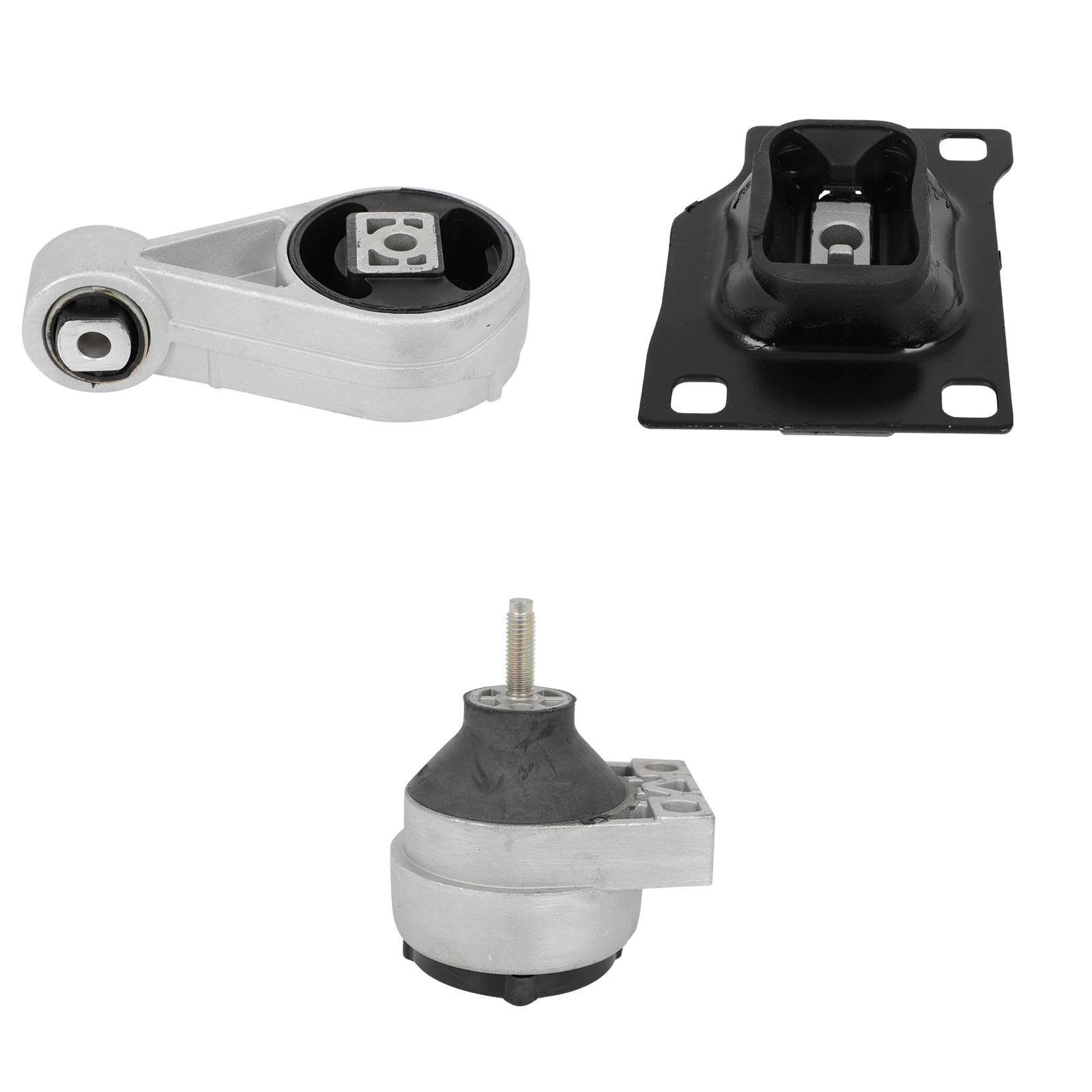 ECCPP Engine Motor Mount Transmission Mount Torque Strut Mount Set Fit For Ford Focus 2000 2001 2002 2003 2.0L 1061205, 1094591