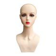 thumbnail image 4 of Female Mannequin Head Manikin Durable Stable Base Smooth Display Model with Shoulder for Jewelry s Displaying Making Styling Necklace Style A, 4 of 7