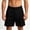 Black, variant on Men's 7-Inch Pleated Dress Shorts, Button & Zipper Closure Casual Linen Chino Shorts, Relaxed Fit Straigh Leg Summer Beach Golf Shorts with Side Pockets Khaki