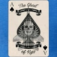 thumbnail image 3 of CafePress - The Ghost Of Kyiv Ace Of Spades Pro Ukra T Shirt - Mens Football Shirt, 3 of 4
