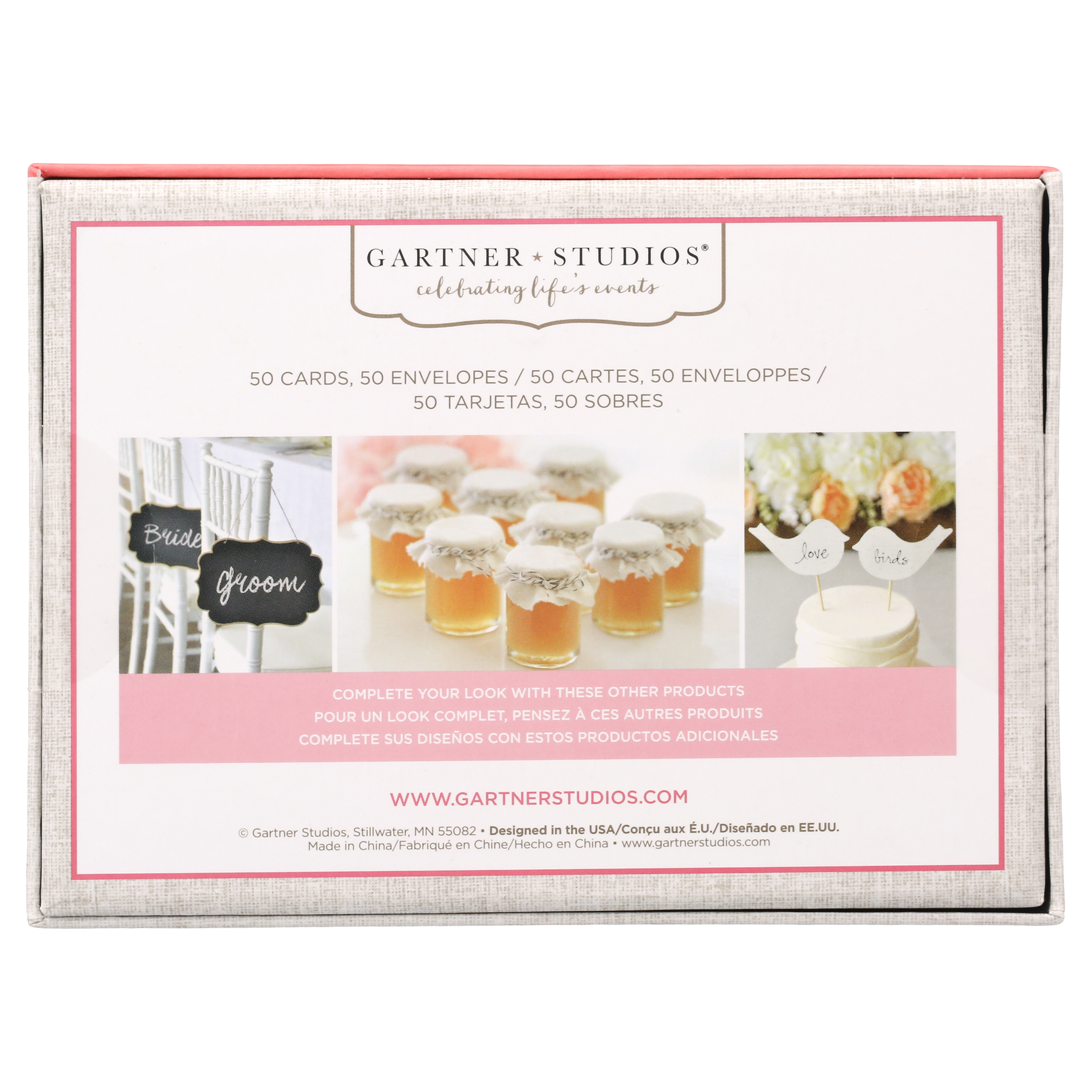 Gartner Studios Wedding Collection Thank You Cards 50 Piece Walmart Com Walmart Com