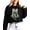 Black Sweatshirt, variant on Christmas Tree with Dalmatian Bow and Gold Star Topper Sweatshirt for Women Teens and Kids White Sweatshirt Adult X-Large