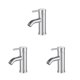 thumbnail image 3 of Naiovety Grifo de baño de acero inoxidable para un fácil control y durabilidad Grifo mezclador duradero sin RK8109-3 Type1 NO1, 3 of 6