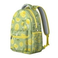 thumbnail image 2 of Lightweight Travel Backpack with Lemon Lover Print Cute and Retro Yellow Floral Design Perfect for School and Daily Use, 2 of 6