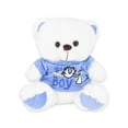 thumbnail image 1 of Oso De Peluche Con Playera Azul It S A Boy Con Cigüeña, 1 of 5