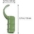 thumbnail image 2 of 15Pcs Garden Buildings Tube Clip Greenhouse Frame Pipe Tube Film Clip Pipe Clamps Connector Green 20Mm, 2 of 4