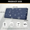 thumbnail image 4 of Renewold Sun Moon Star Navy Blue Stretch Couch Cushion Slipcover Separate Sofa Seat Cushion Cover Soft Loveseat Cushion Cover Washable Furniture Protector with Elastic Bands, M, 4 of 5
