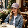 thumbnail image 5 of Hummingbird Blessing Faith Garden Morning Cap,Botanical Hummingbird American Flag Printed Baseball Cap,Lightweight Adjustable Casual Outdoor Sun Hat for Men & Women, 5 of 7