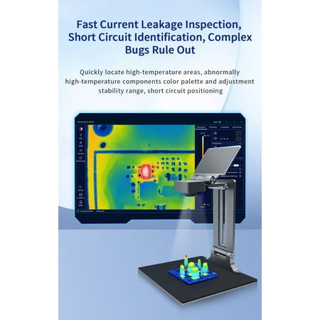 Elowen IR Thermal Imager Camera 256x192 25Hz 3D Infrared Thermal Imager Analyzer for PCB Leakage Short Circuit Inspection Thermal Imaging Camera