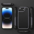 thumbnail image 4 of Armor Shockproof Case for iPhone 7 / 8 / SE 2020 / SE 2022, [Military Grade Anti-Drop] Rugged Hybrid Hard PC+Soft Silicone Heavy-Duty Tough Durable Slim Protective Bumper Phone Case, Black, 4 of 7