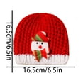 thumbnail image 3 of DHFJKG Winter Baby Christmas Beanie Knit Hat For Boys Girls Warm Yarn Stocking Cap With Cute Animal Designs For Holiday Xmas Lovely Hats, 3 of 4