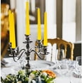 thumbnail image 3 of Hyoola 12" Yellow Dripless European Made Taper Candles, Unscented Paraffin Wax with Cotton Wicks, 12-Pack, 3 of 3