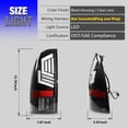 thumbnail image 6 of LED Tail Light Lamp Assembly For 2005-2015 Toyota Tacoma with Sequential Turn Signal Black Housing/Clear Lens, 6 of 11