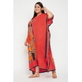thumbnail image 5 of Oussum Women Plus Size Kaftans Polyester Long Maxi Caftan Gown Evening Casual Dress Online, 5 of 8