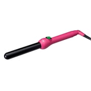 Jose Eber: Clipless Curling Iron 1 (25mm) - Pink - Professional Tourmaline Ceramic Barrel, Wand Styling Tool, Ion Technology, Heat Resistant Glove