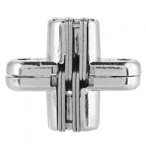 Ccdes Zinc Alloy Hidden Hinges Invisible Concealed Cross Door Hinge Bearing Silver,Hinge,Concealed Hinge