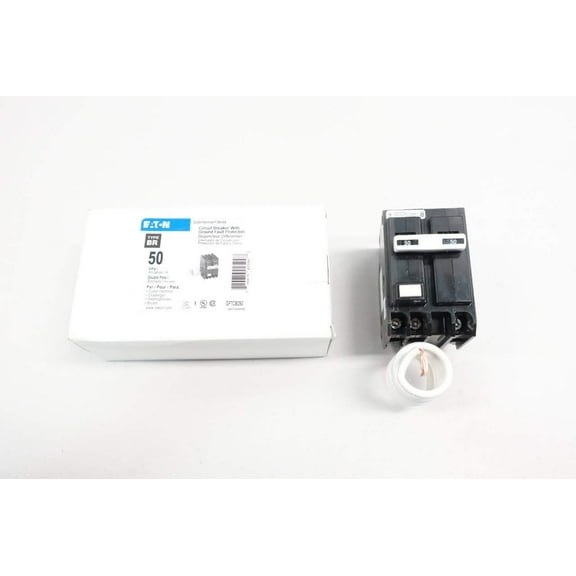 Cutler-Hammer Miniature Circuit Breaker GFCI GFTCB250 2-Pole 50A 120/240V AC - Multicolor