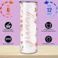 thumbnail image 5 of Grammy Tumbler With Straw and Lid, Stainless Steel Grandma Tumbler Coffee Cup for Nana Birthday Mother''s Day Gifts for Granny Mimi Gigi, 5 of 6
