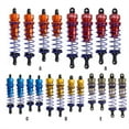 thumbnail image 4 of 4 Pcs Amortisseur de Voiture Télécommandé 1/10 Métal avant Arrière Kit Automobile Modifié Remplacement pour ZD Racing Orange, 4 of 6