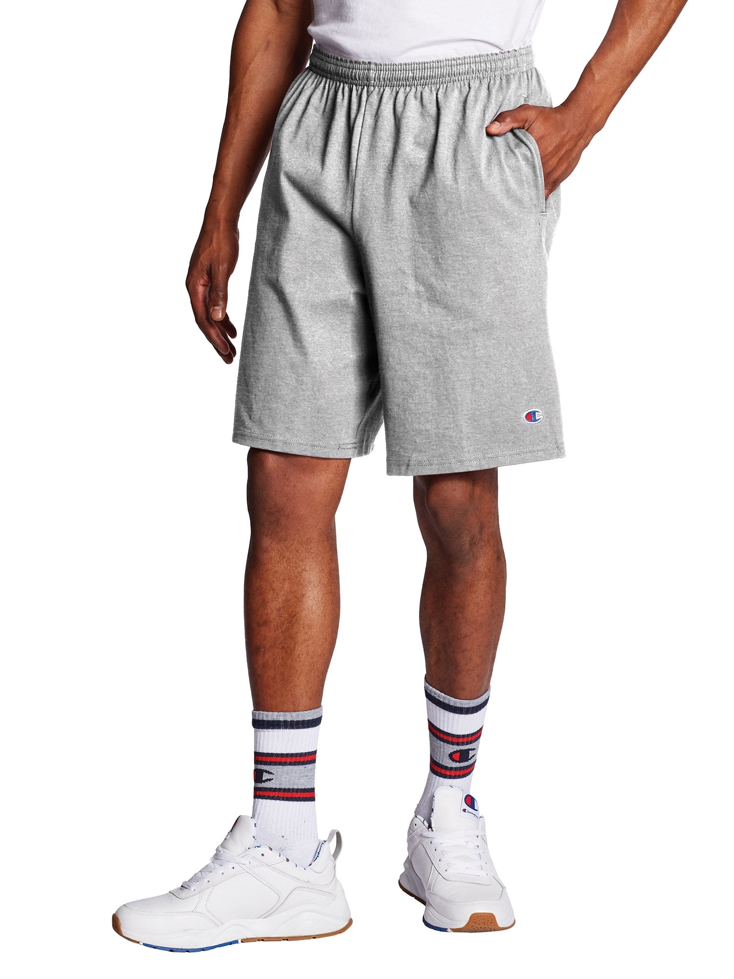 Champion Authentic Cotton 9" Shorts with Pockets, up Size 4XL - Walmart.com