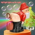 thumbnail image 4 of Bubble Blowing Santa, Automatic Bubble Machine Santa, Bubble Santa Bubble Machine with Music & Flashing Lights, Bubble Blower for Outdoor & Indoor Activity, 4 of 7