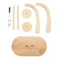 thumbnail image 2 of Dual Axes  Swivel Wooden Yarn  Strong  Suction Wide Base Yarn Holder for Most Scenarios, 2 of 8