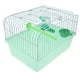thumbnail image 4 of Jaula espaciosa para pájaros, jaula portátil para pájaros con percha, comedero y bebedero, jaula ligera para loros., 4 of 4