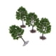 thumbnail image 4 of 4 Piezas árboles Modelo Jdín Juego de Tren Ferrocril Diseño de Paisaje quitectónico Baoblaze Mini árbol de paisaje, 4 of 8
