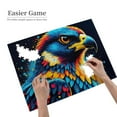 thumbnail image 2 of 500 Piece Captivating Falcon Jigsaw Puzzle For Adults – Vibrant Colorful Artistic Bird, Challenging Wooden Game, Relaxing Brain Exercise, Great Gift & Home Decor, 2 of 7