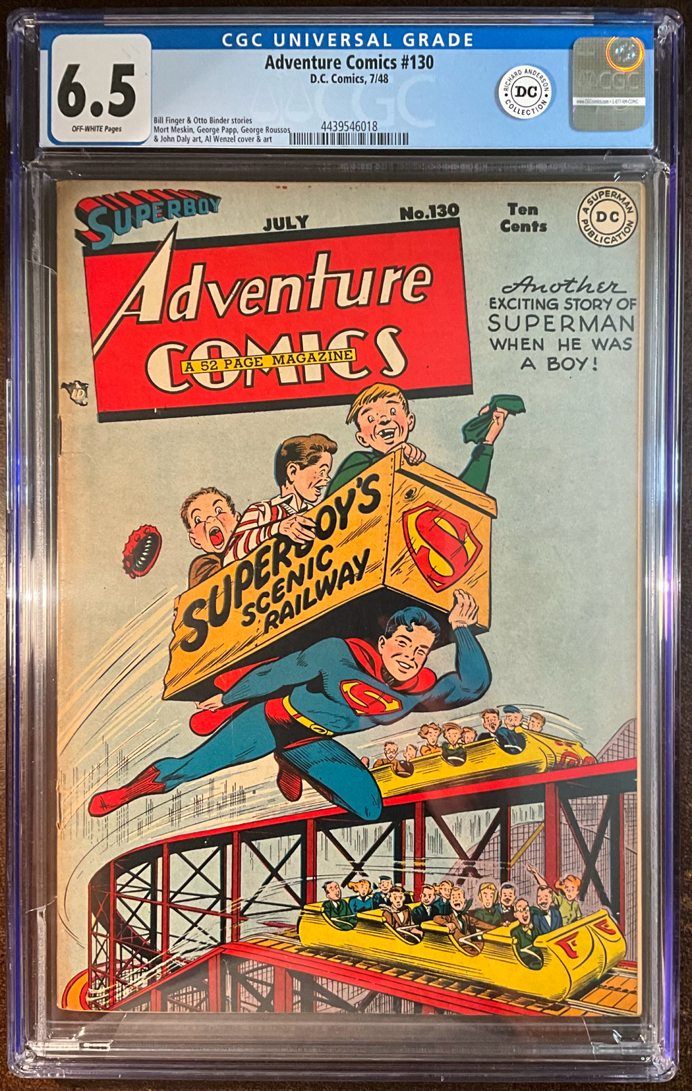 Cover of Adventure Comics #130