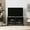 Black, variant on Mainstays Glass Door TV Stand for TVs up to 55", Spring Pine