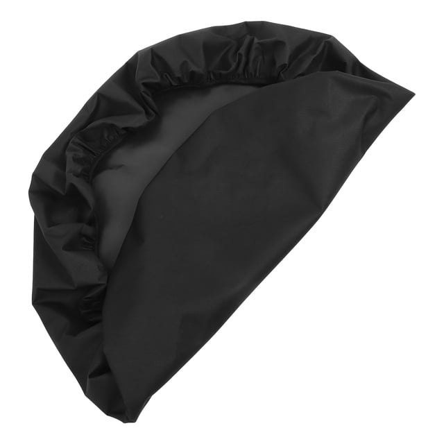Minkissy 1Pcs Housse de Foyer 40xH4inches Ronde Noire 600D Tissu Oxford pour Patio Extérieur Résistant aux Intempéries