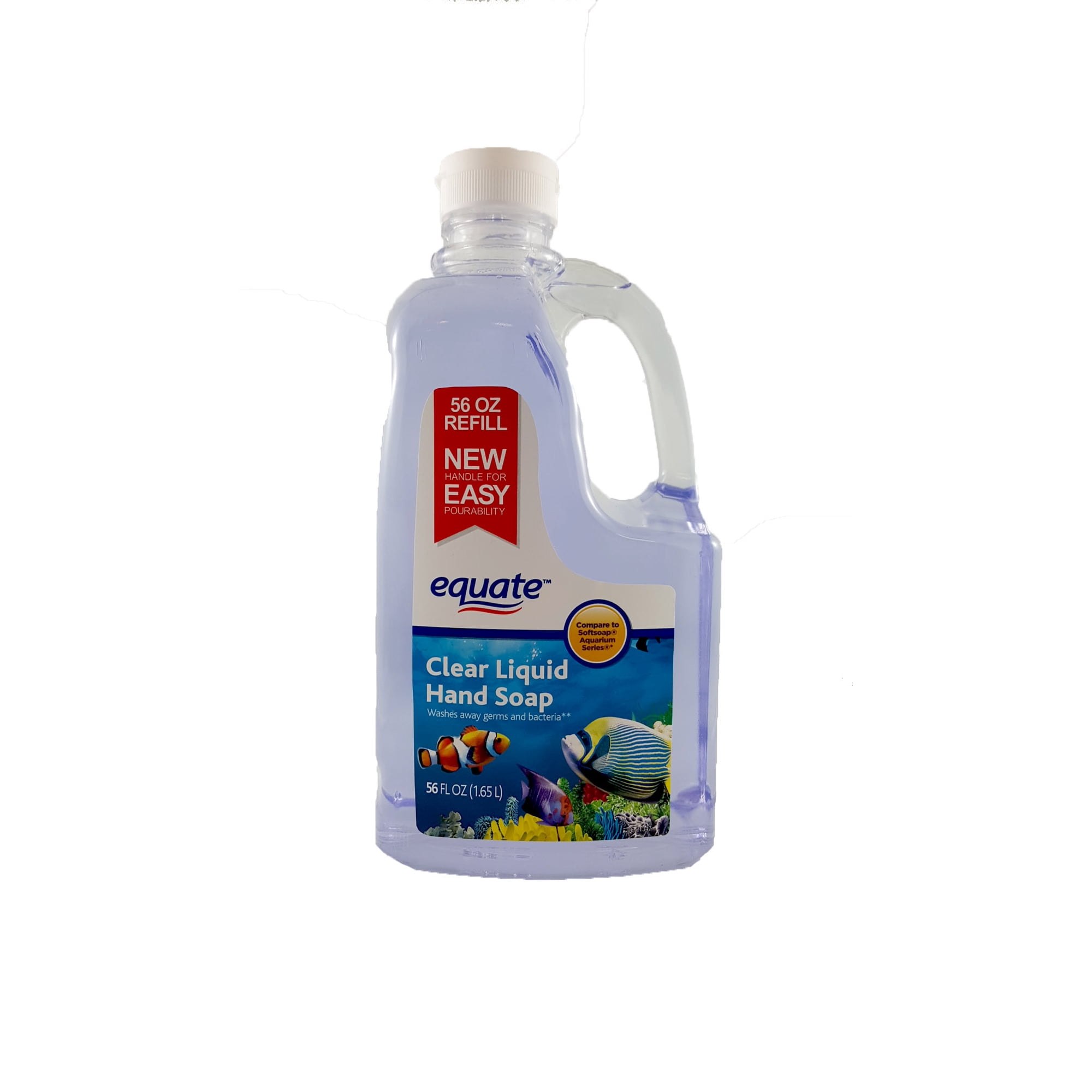 Equate Clear Liquid Hand Soap Refill, 56 Oz