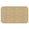 thumbnail image 1 of Limorve Fryer Paper,100Pcs Fryer Paper Non Stick Waterproof Holes Design Disposable Rectangular Baking Parchment Paper Liner Kitchen Supplies Brown, 1 of 11