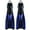 Cobalt Blue, variant on Tusa Vesna Scuba Dive Fin - X-Small - Black