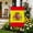 Color 3, variant on Rdsfhsp Linen Garden Flag Flag Of Spain National Crest Patriotic Farmhouse Yard Decor Heritage Pride Outdoor Porch Banner Double Sided Decoration 12x18