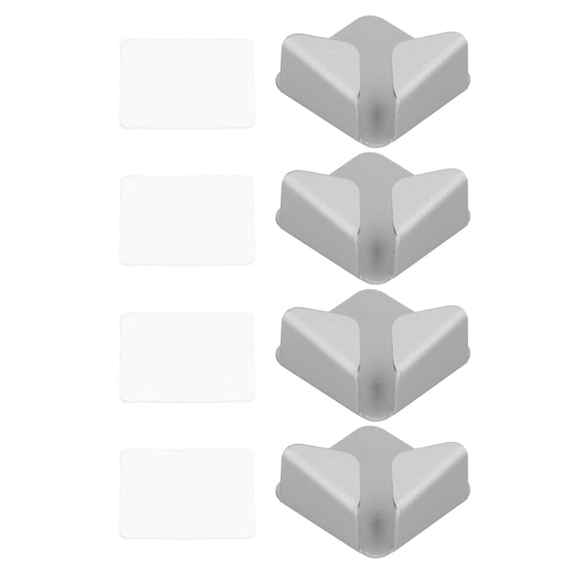 Soporte para cable de alimentación, 4 piezas, enchufe de alimentación sin perforar, organizador de enchufes montado en la pared, suministros para el hogar, elaborados por expertos