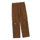 thumbnail image 4 of Pantalones cargo, pantalones de trabajo, vaqueros de moda, rectos, de pierna ancha y cintura alta. Marrón, 4 of 9