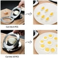 thumbnail image 2 of Cortador de huevos/cuña de huevos de acero inoxidable Feliz Sencillez, 2 of 5