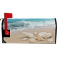 thumbnail image 2 of Beach Ocean Starfish Mailbox Cover Seashell Sea Summer Mailbox Covers Magnetic Blue Sky Mailbox Wraps Post Letter Box Cover Garden Decorations Standard Size 18" X 21", 2 of 5
