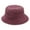 Red, variant on Bucket Hats for Women Floppy Beach Sun Hats Outdoor Fashionable Boho Hats Casual Solid Color Headwear Grey