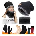 thumbnail image 1 of 7 En 1 Gorro Bufanda Guantes Cuello Unisex Invierno Frío, 1 of 8