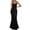 Black womens dresses, variant on Wycnly Womens Dresses Cocktail Party Prom Elegant Slim Spaghetti Strap Long Fishtail Dresses Fashion Solid V-Neck Sleeveless Maxi Summer Dress Black XXL