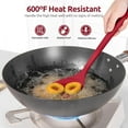 thumbnail image 3 of U-Taste 600ºF Heat Resistant Wok Spatula: 13.76" Long, 3.63" Wide Silicone Cooking Tools with Flexible Edge & Sturdy Core, for Kitchen Stir Fry, Serving, Scoop, in Non-Stick Pan, Carbon Steel (Red), 3 of 9